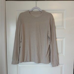 Outdoor Voices Set: Tan Long Sleeve Top with Matching Joggers, DreamKnit